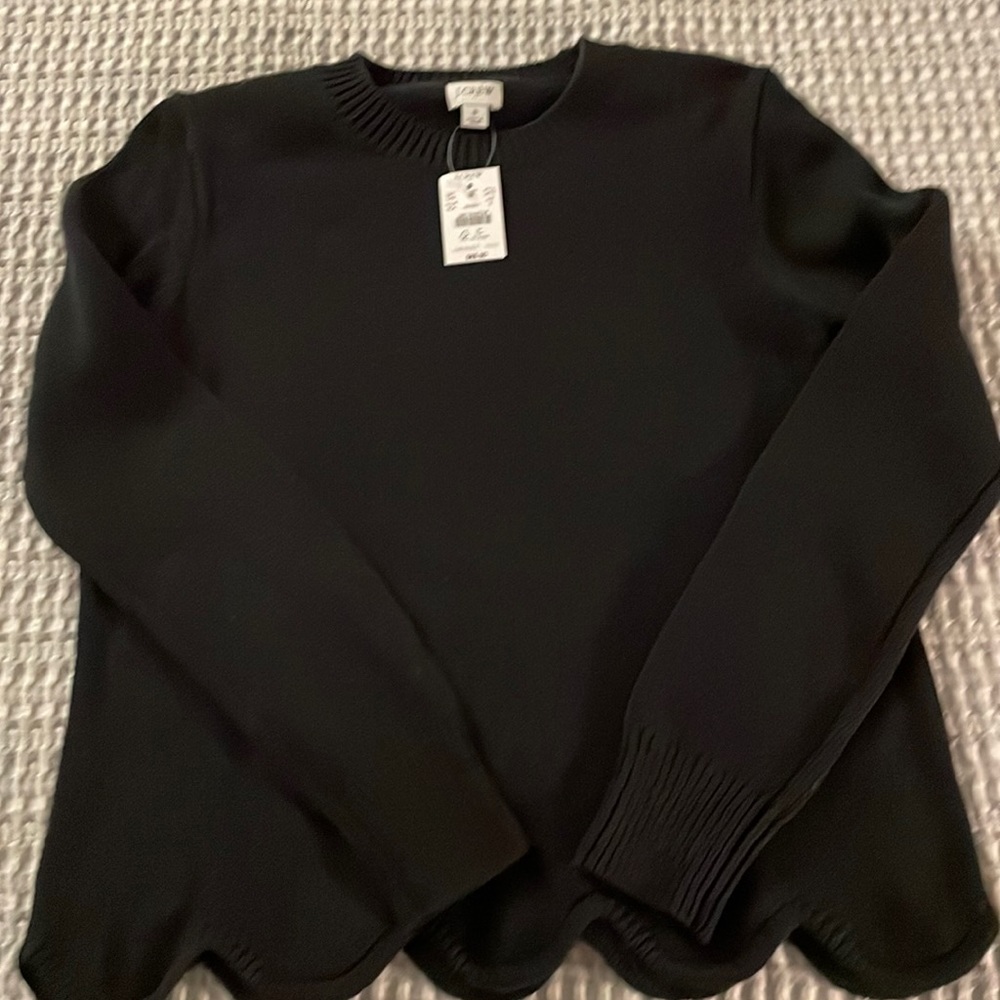 New J. Crew cotton sweater
